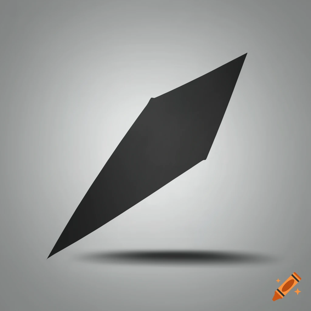 Hand written arrow black on white background, the arrow is pointing down