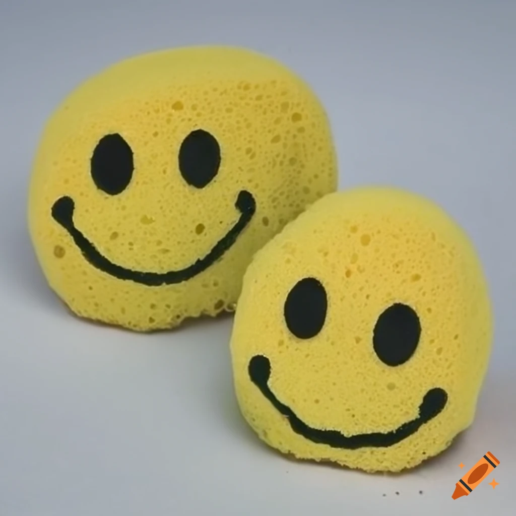 Smiley sponge