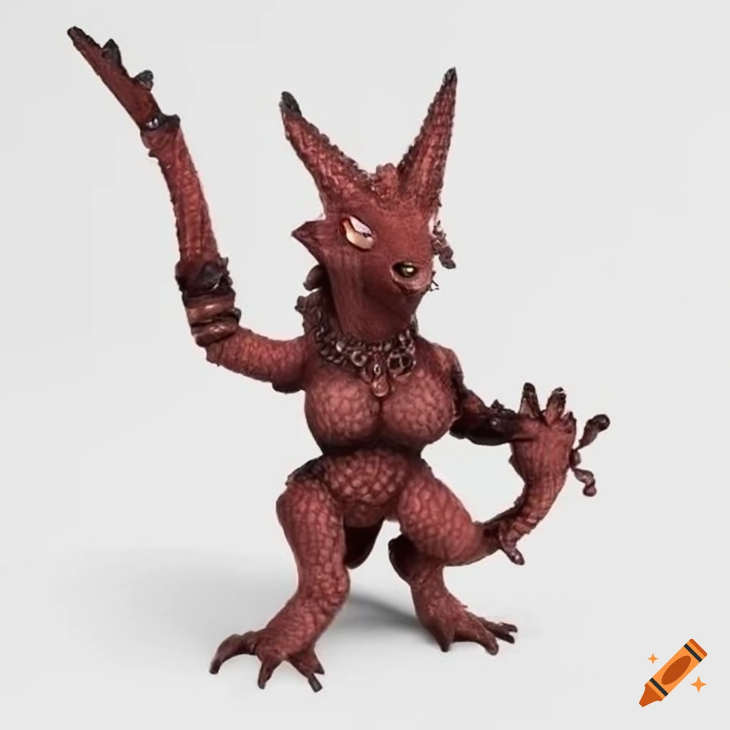female Kobold, beautiful, high detail