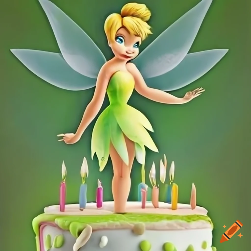 Tinkerbell cake 🎂 | Gallery posted by Chloe_levi | Lemon8
