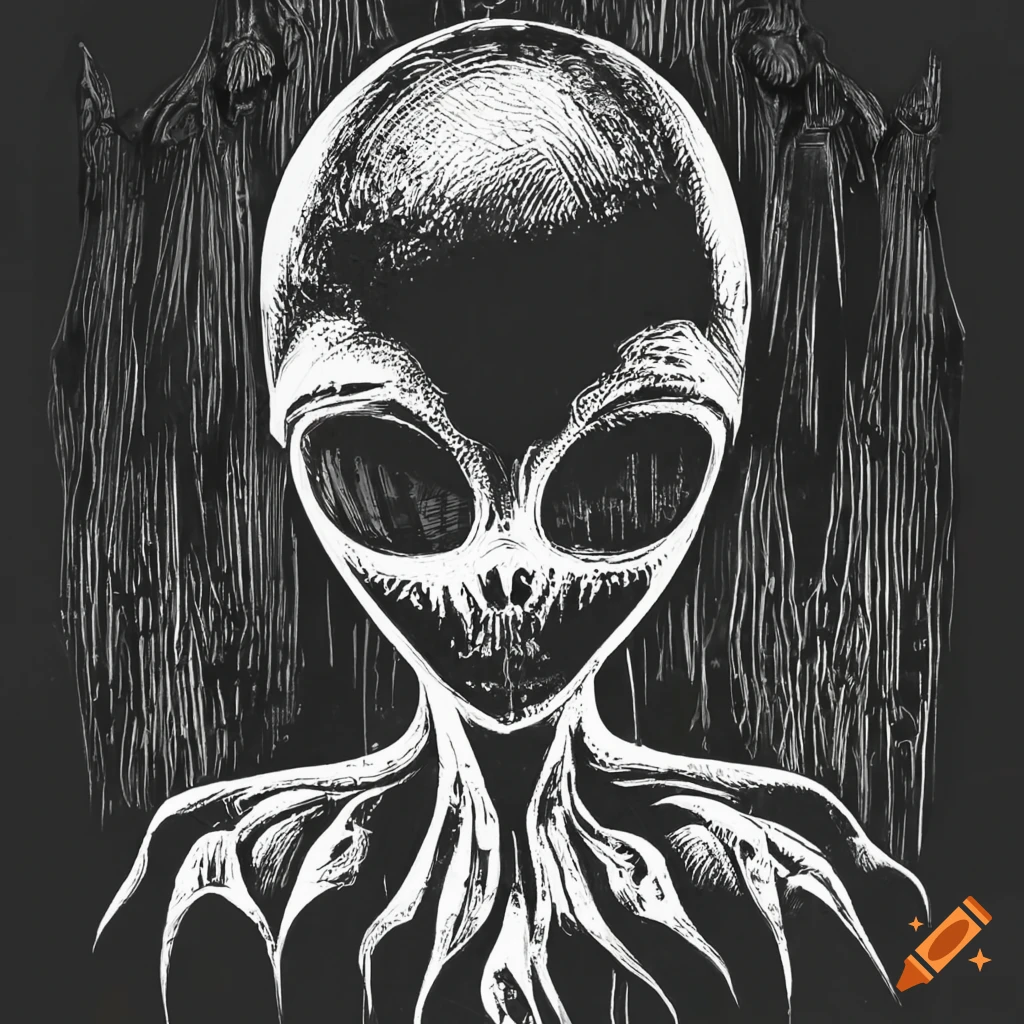 Alien calligraphy