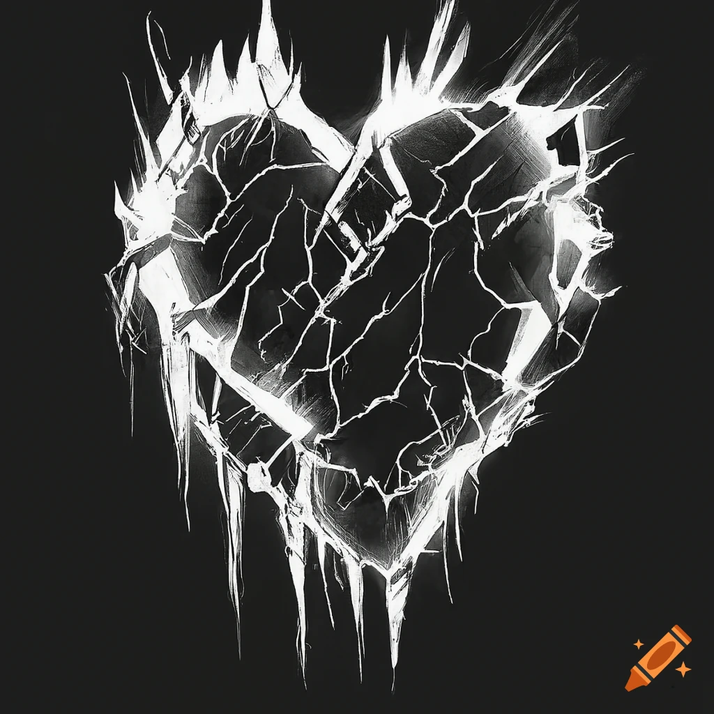 Pencil drawing of a human heart in retro style Vector Image-saigonsouth.com.vn