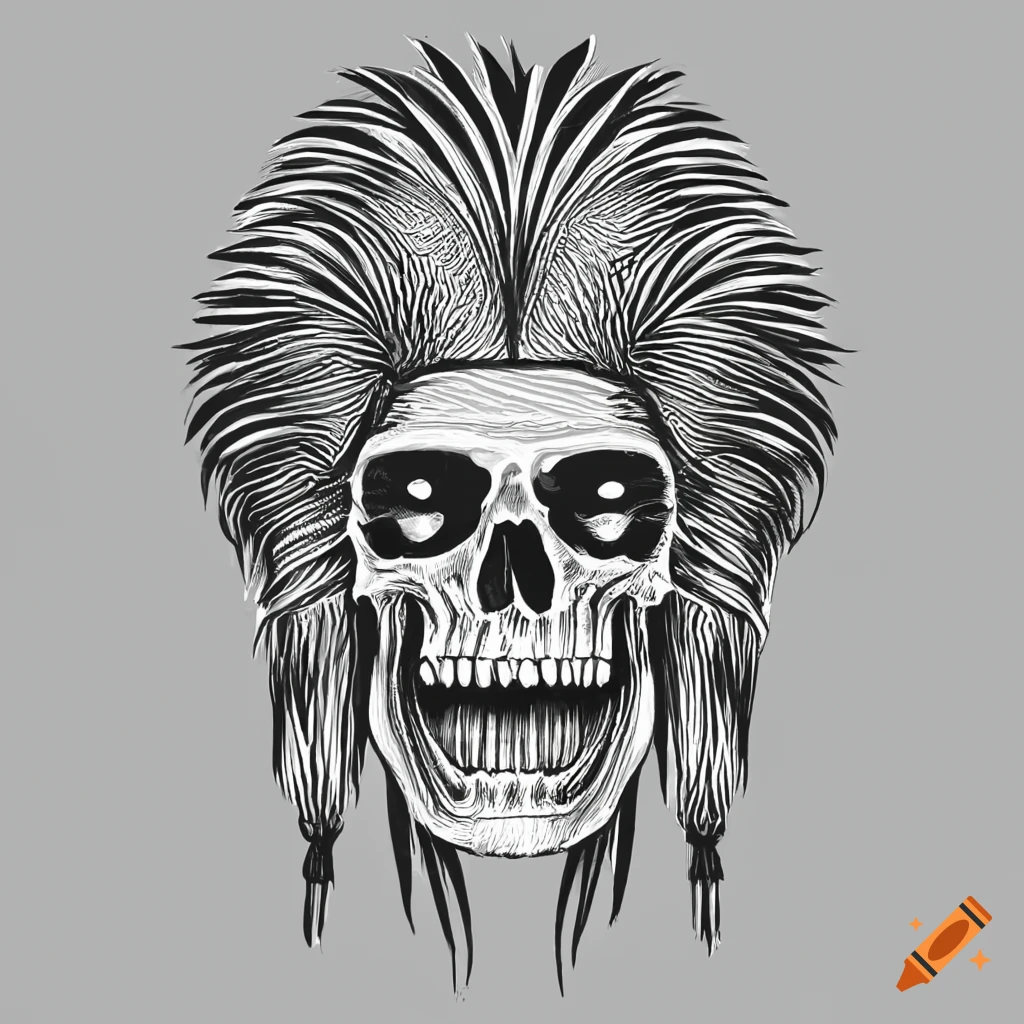 set of indian animal tribal drawing. 11618087 Vector Art at Vecteezy