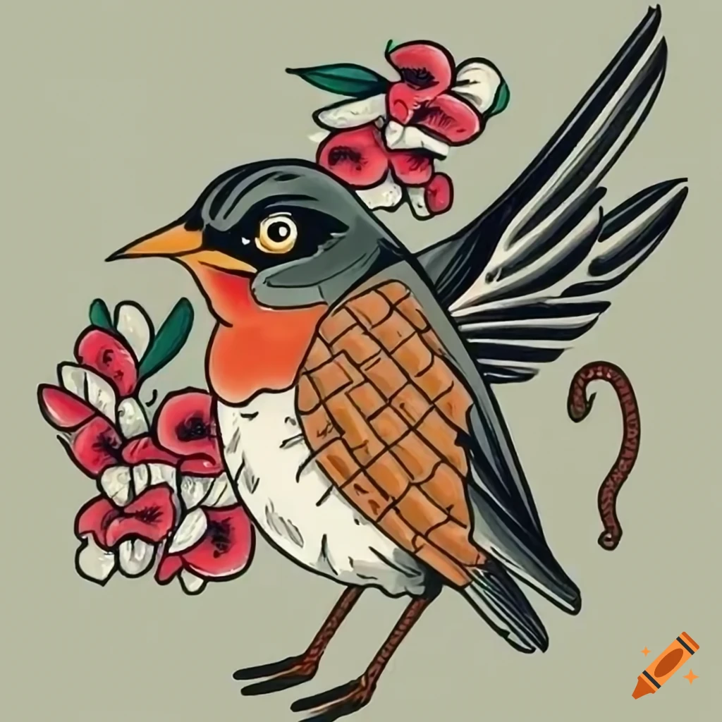 6,100+ Robin Bird Stock Illustrations, Royalty-Free Vector Graphics & Clip  Art - iStock | American robin bird, Robin bird illustration, Robin bird  flying
