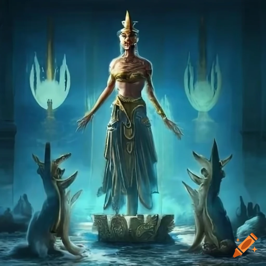 What were the gods of the Atlantis civilization like