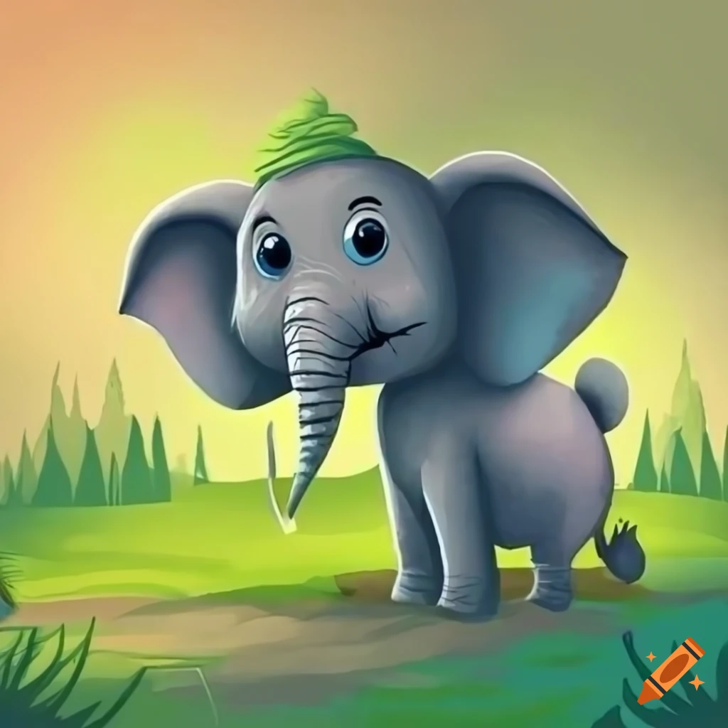 Elephant Drawing & Sketches for Kids - Kids Art & Craft-saigonsouth.com.vn
