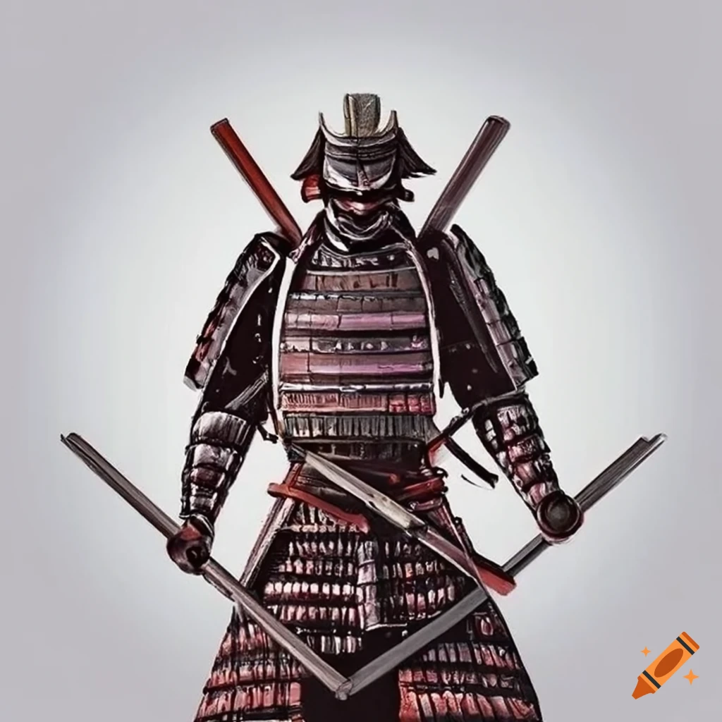 Samurai warrior holding precision drafting tool for drawing straight lines  detailed image on Craiyon