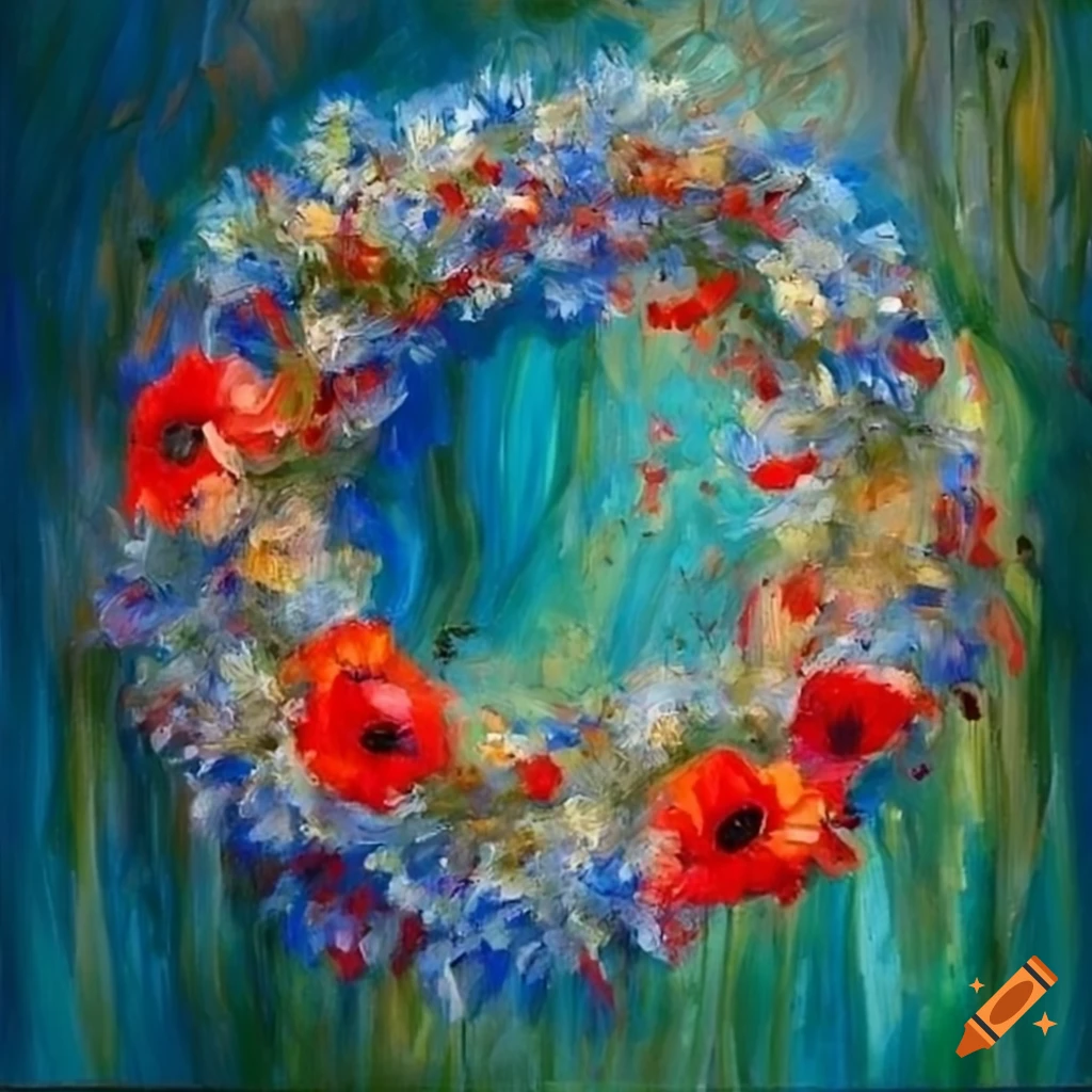 poppy flower painting monet