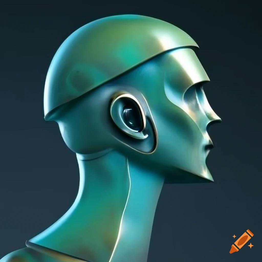 Humanity bronze people retro futuristic bronze on Craiyon