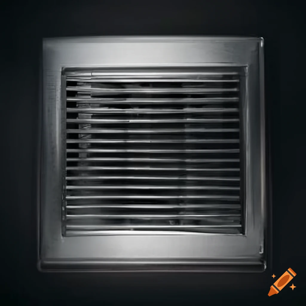 Air duct vent grill photorealistic