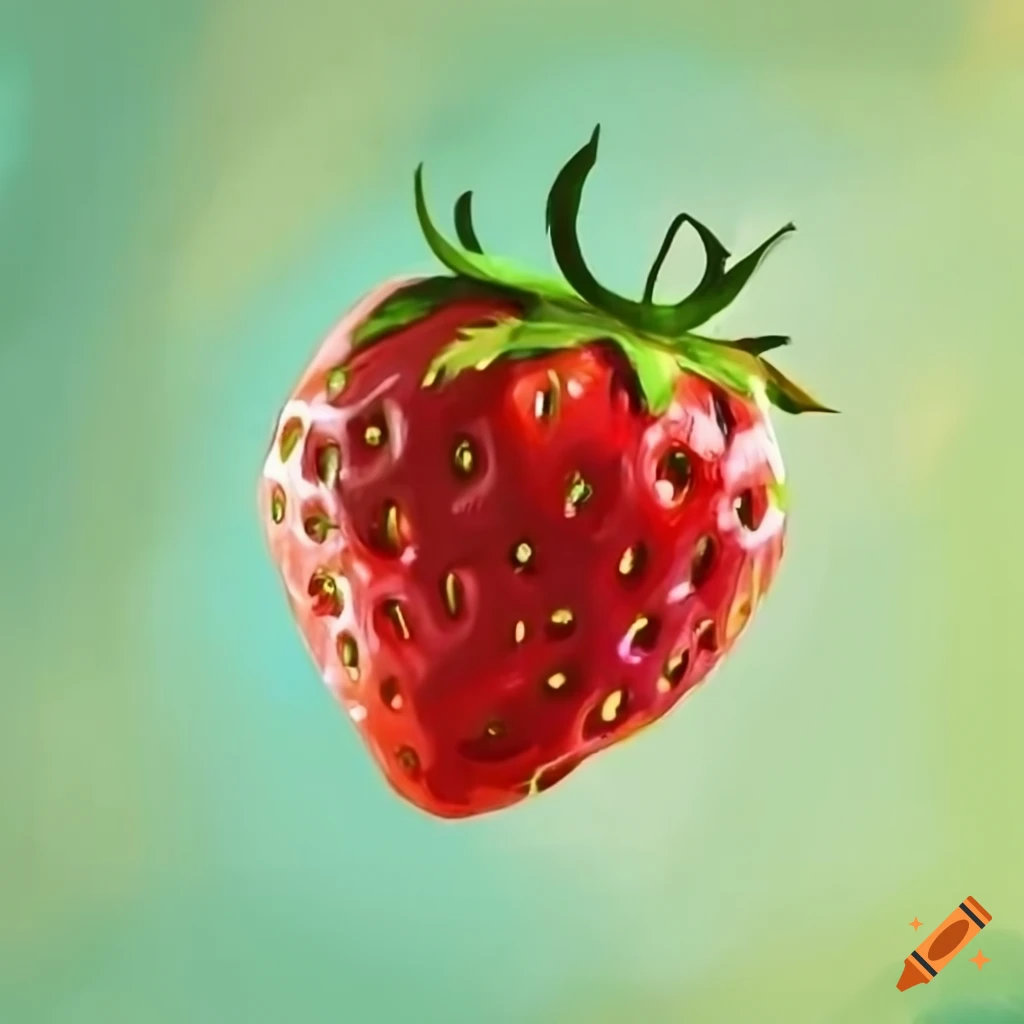 Strawberry on Craiyon