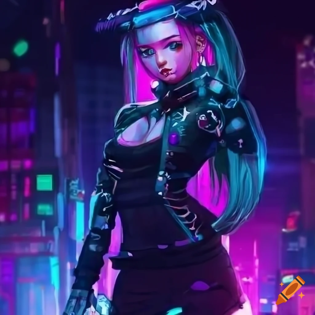 Cyberpunk Girl Wallpaper