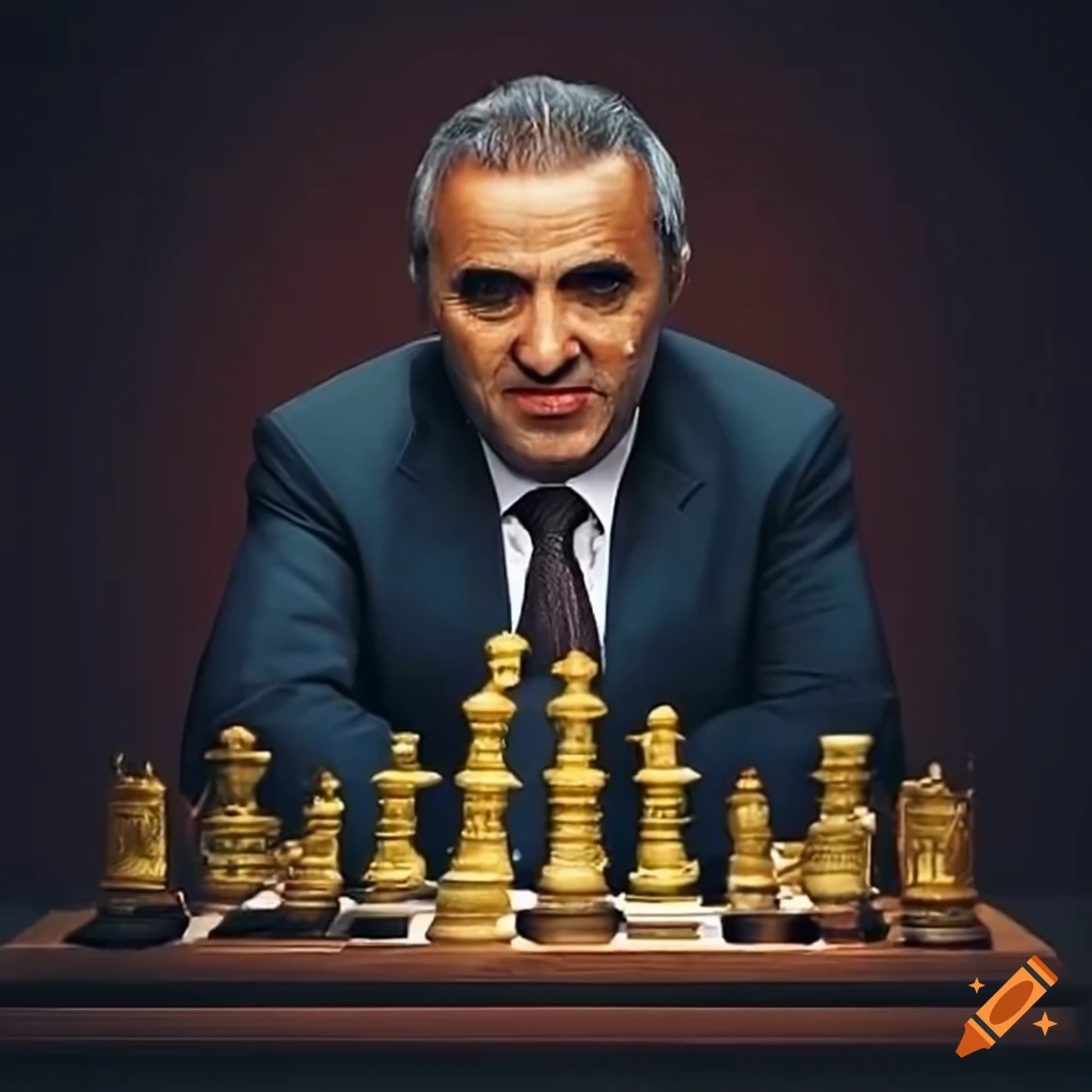 Kasparov with karpov
