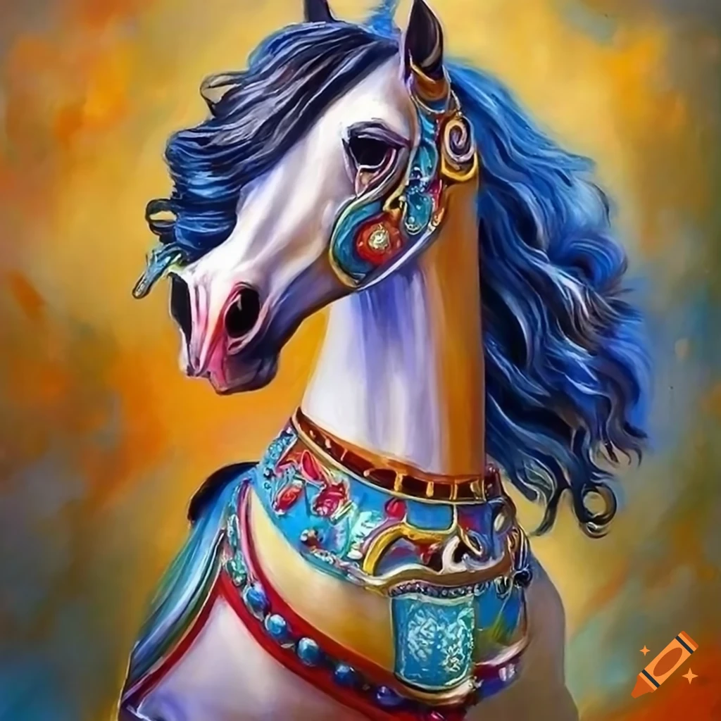 realistic horse painting