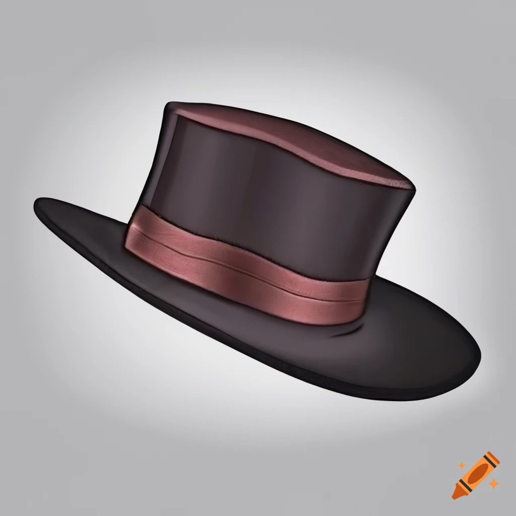 Gentleman hat, clean white background