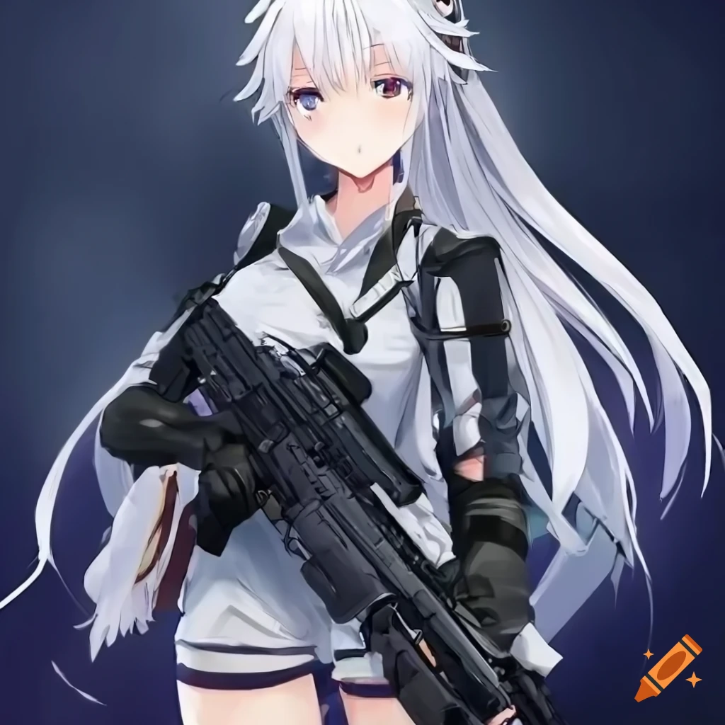 fang zhenjun, original, chinese commentary, commentary request, translation  request, weapon request, 1girl, ahoge, animal ear fluff, animal ears,  assault rifle, blonde hair, blurry, blurry background, bulletproof vest,  chestnut mouth, chinese text, combat