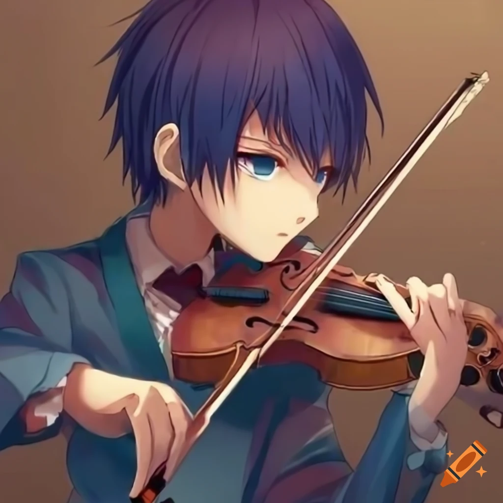 Drawing A Anime Girl Playing Violin 【かわいいアニメの女の子を描く】 | Virtual Space Amino