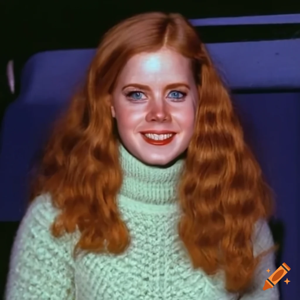 Young amy adams with voluminous hair in a retro sci-fi movie. she's ...