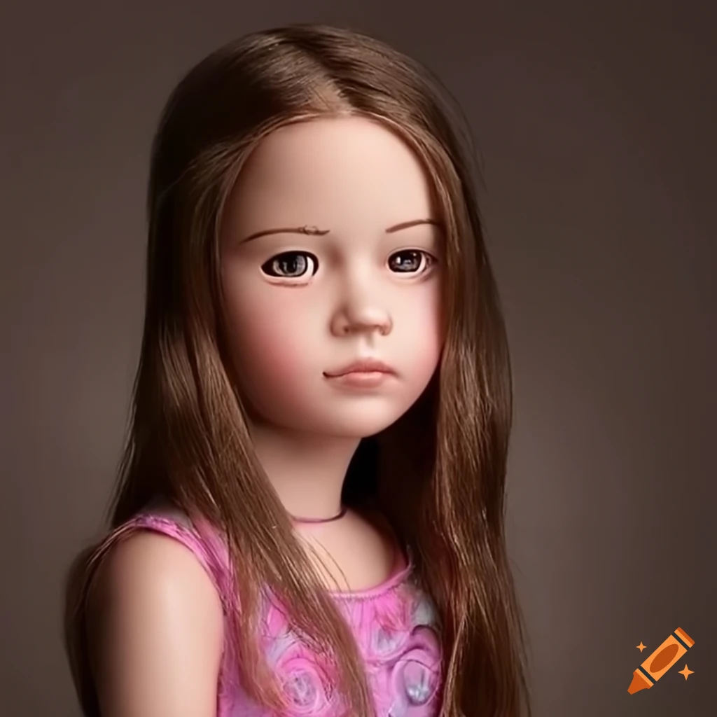 Beautiful tween-girl portrait real-life super-detailed enhanced morphs ...