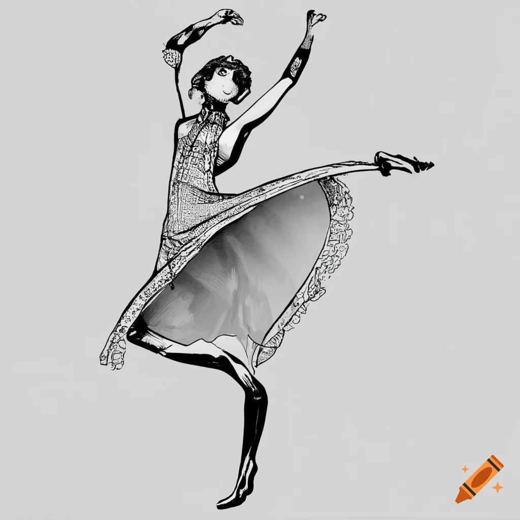 Dancing figure - practice by iwakami on DeviantArt
