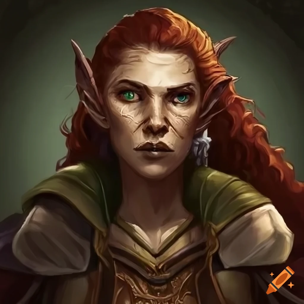 D&d elf character on Craiyon
