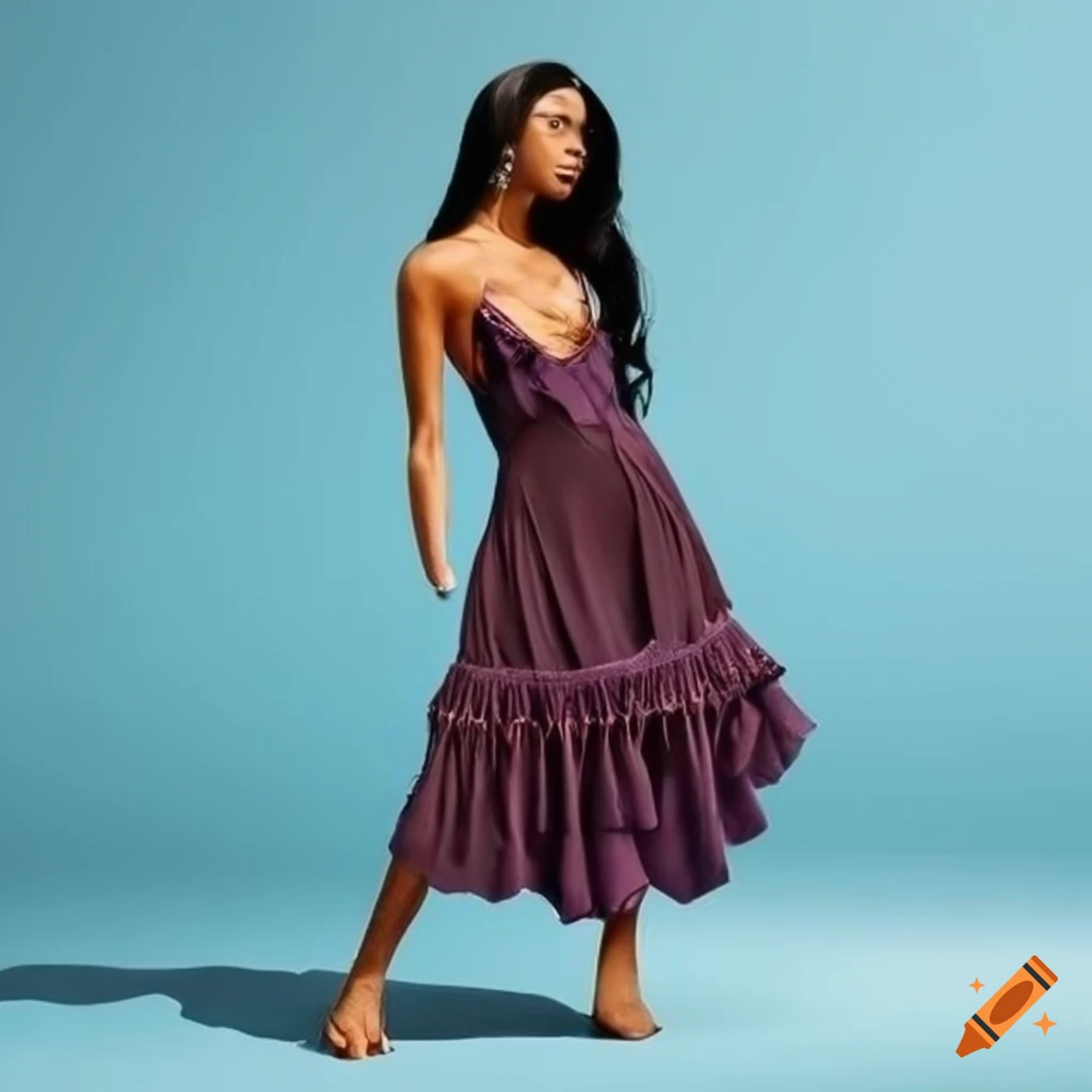 Photorealistic resort '24 revealing mini dress with scoop neckline