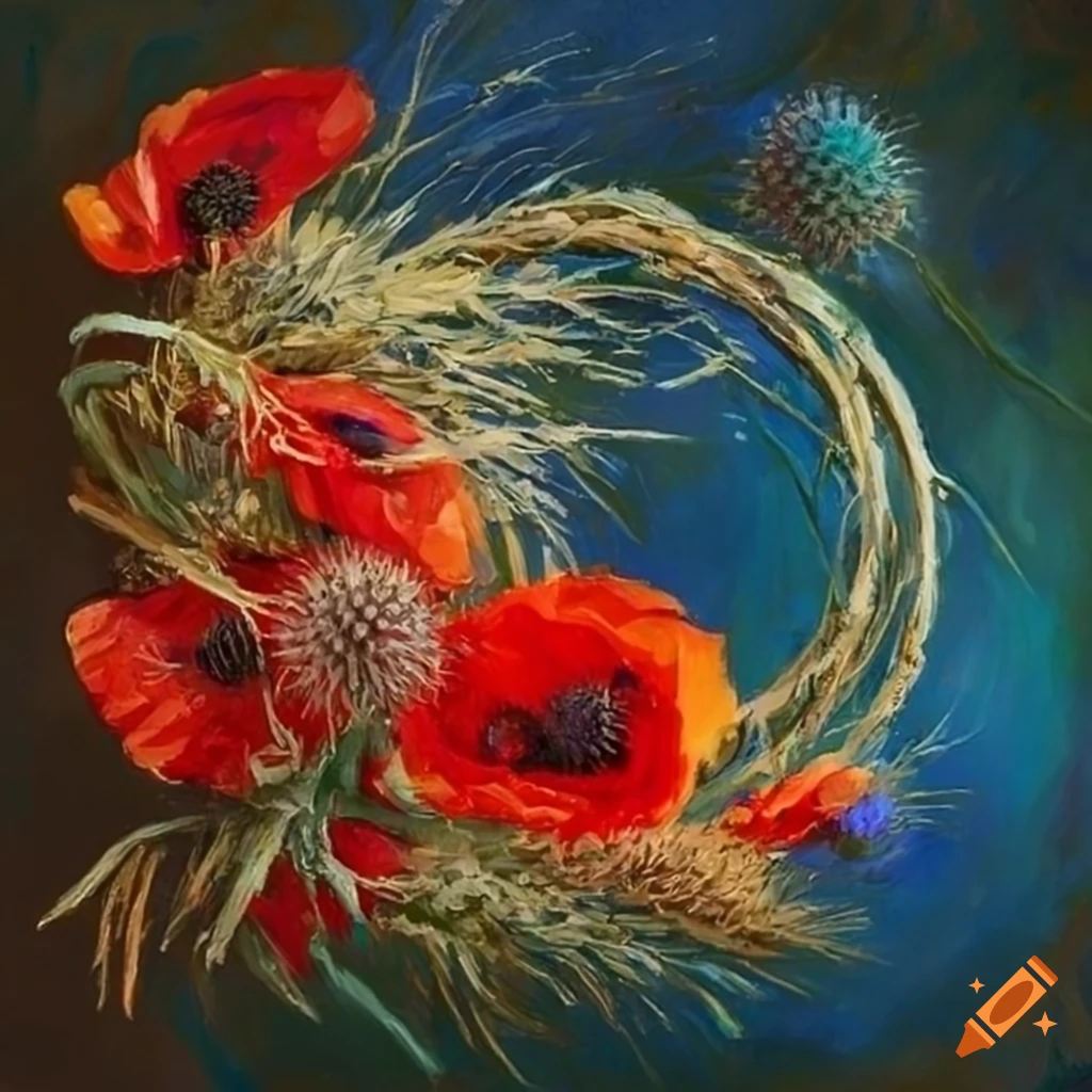 poppy flower painting monet