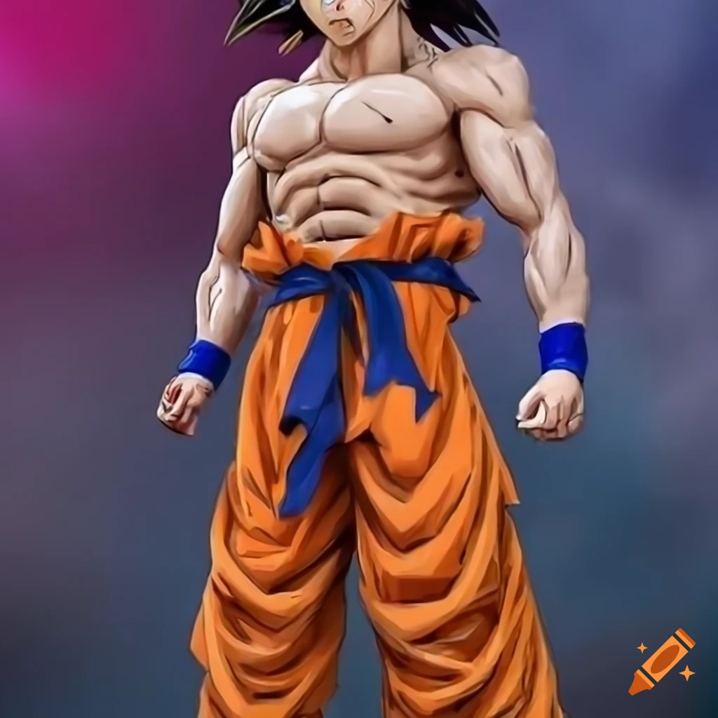 Como Desenhar Goku ssj Blue 3D - How to draw Goku ssj Blue 3D 