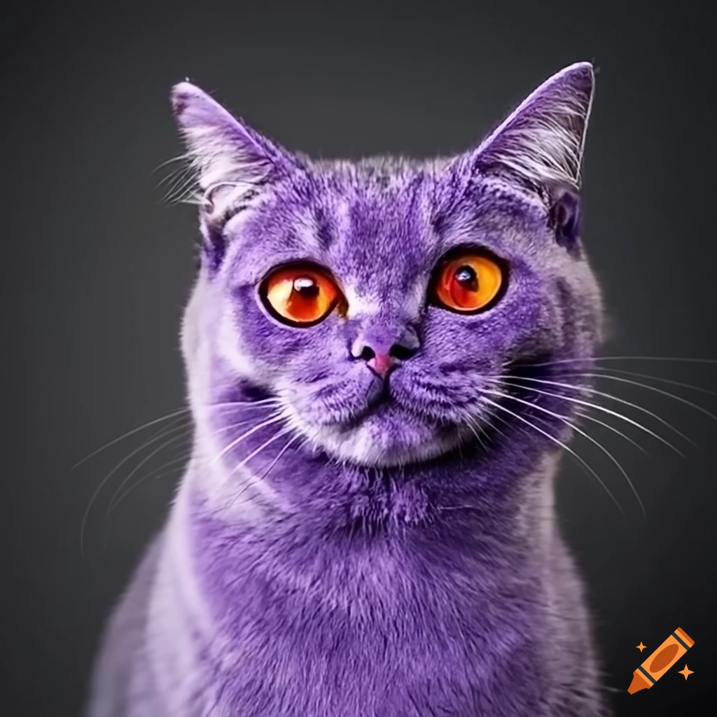 Purple Cat With Red Eyes purple-cat-with-red-eyes