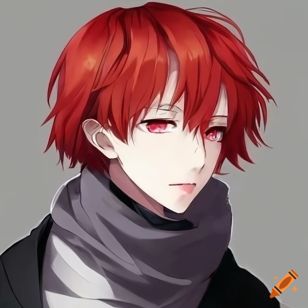 Red haired guy - Loli Yuki - Paintings & Prints, People & Figures,  Animation, Anime, & Comics, Anime - ArtPal