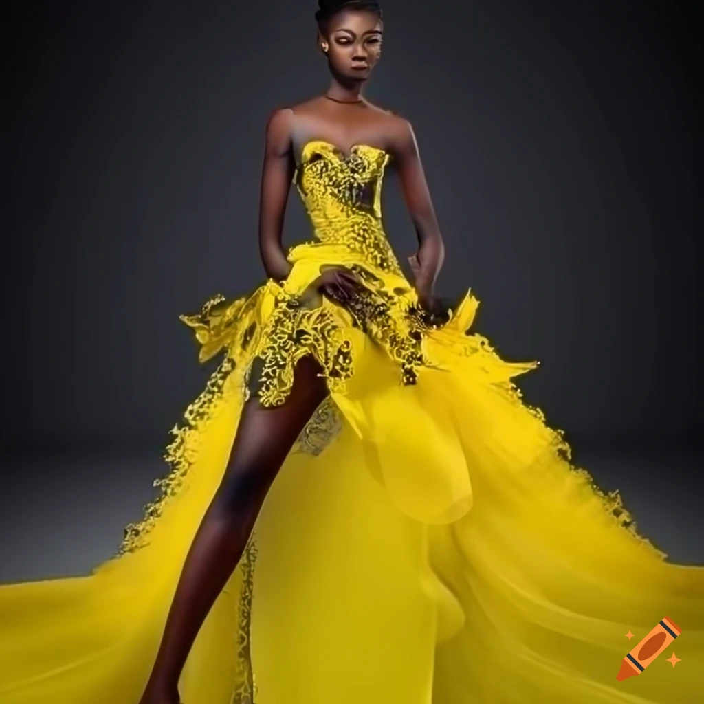 Flawsome Trendy Lemon Yellow Dress & Frock for Girls