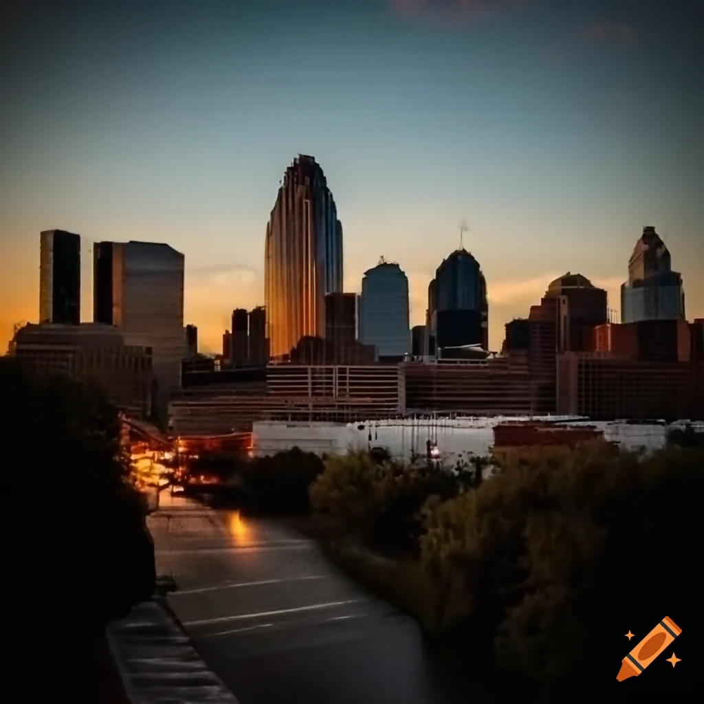 Austin downtown, bats, frienldy picture