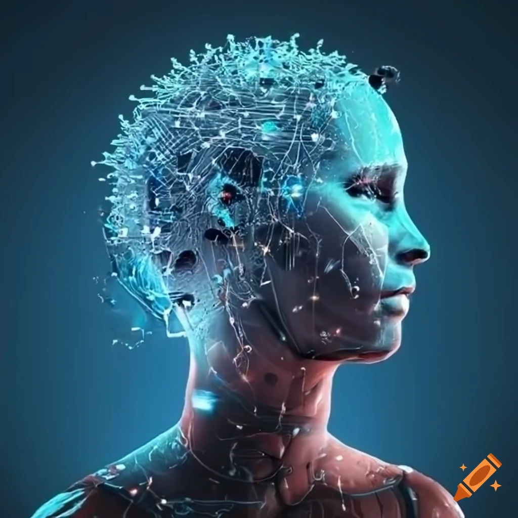 An image to use at the start of a presentation about machine learning