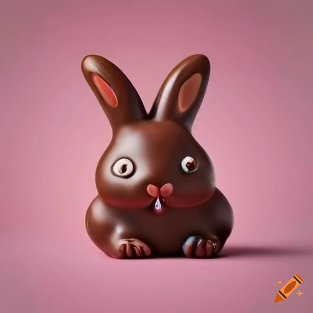 Chocolate bunny on Craiyon