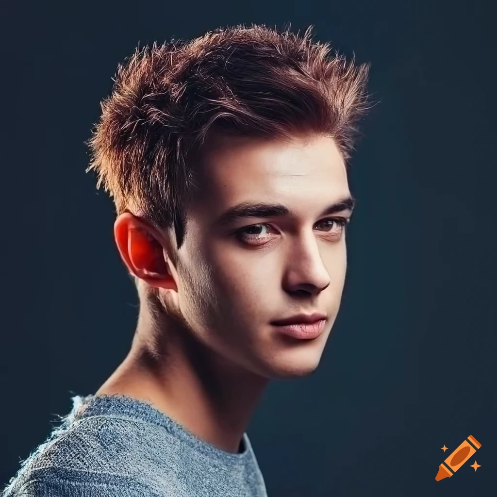 Short spiky hairstyle for male | HairstyleAI