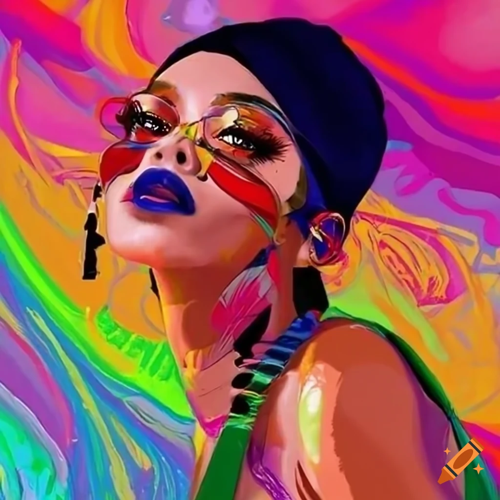 Trendy Fun Graphics Now Trendy and fashionable graphics reflecting the latest styles on Craiyon