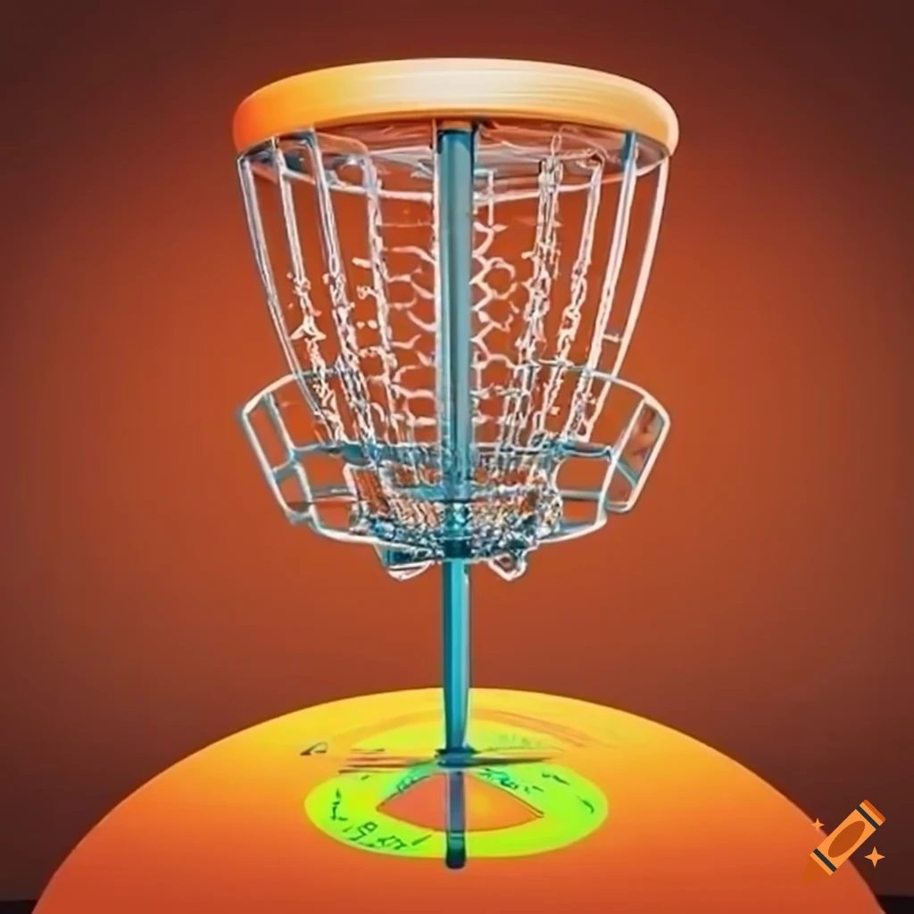 A pro disc golf app on Craiyon