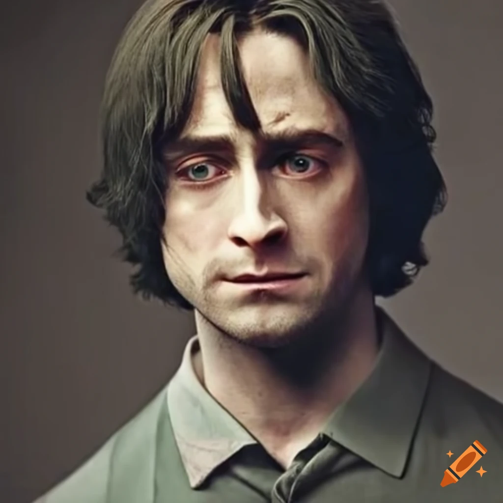 Daniel radcliffe with snape's hair