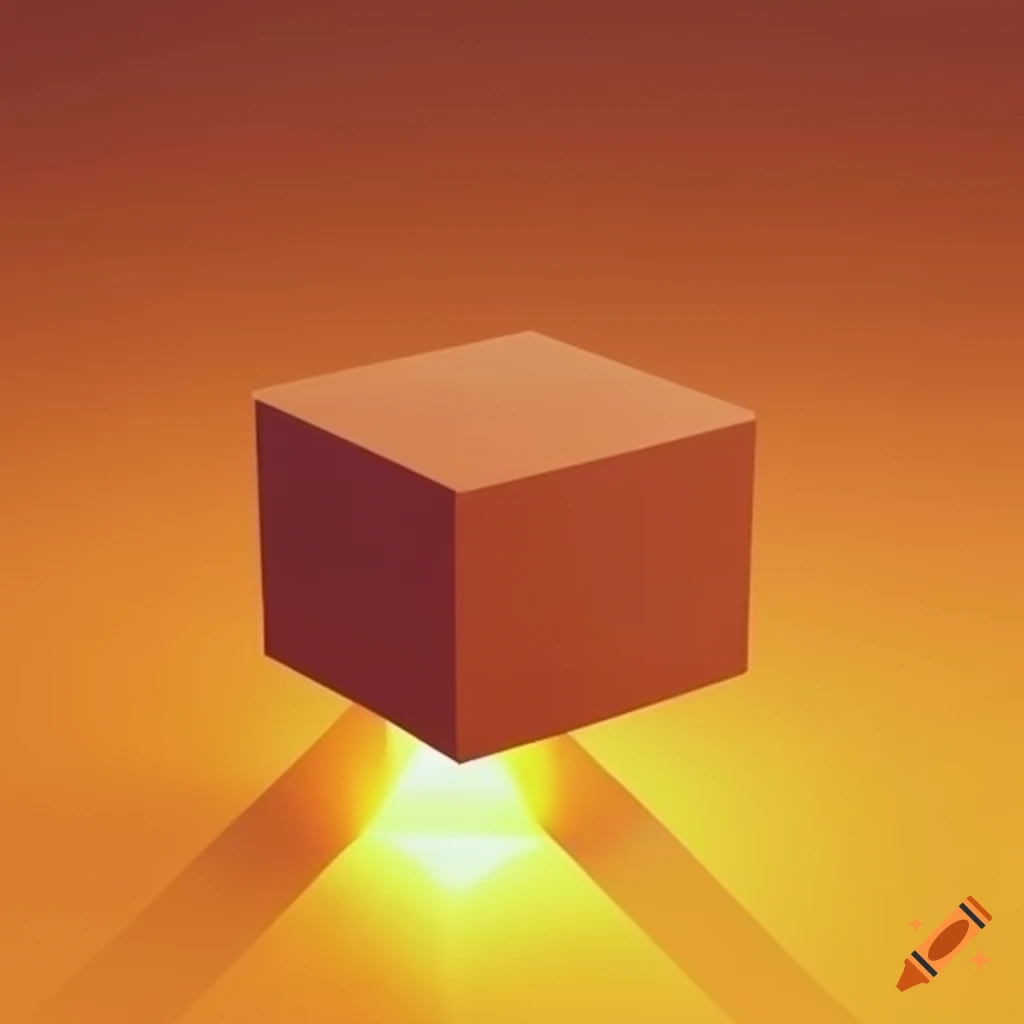 Sunrise in a cube