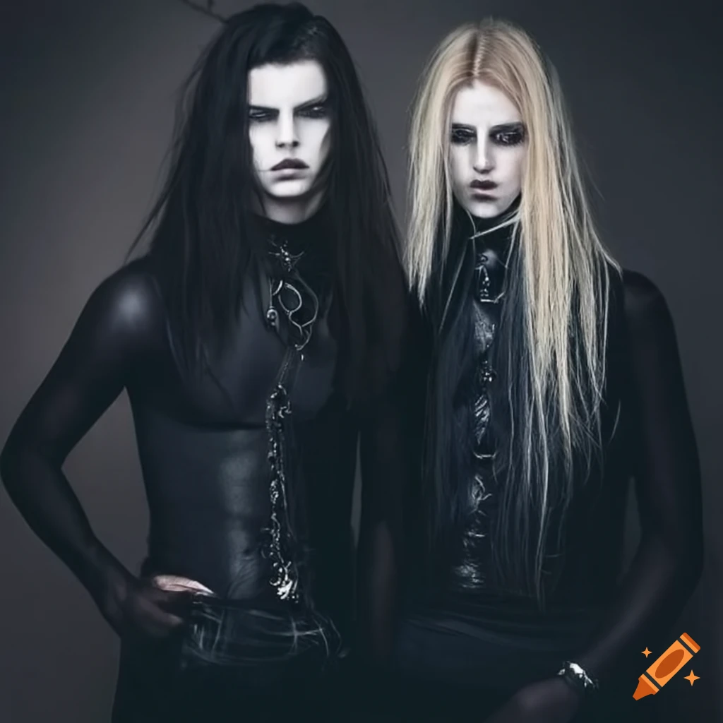 Long gothic hair