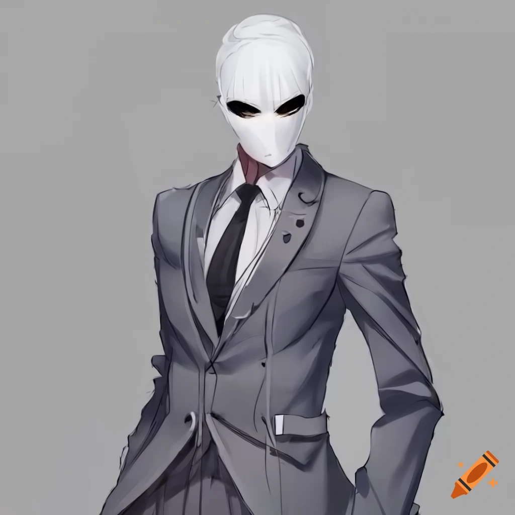 Anime character in suit