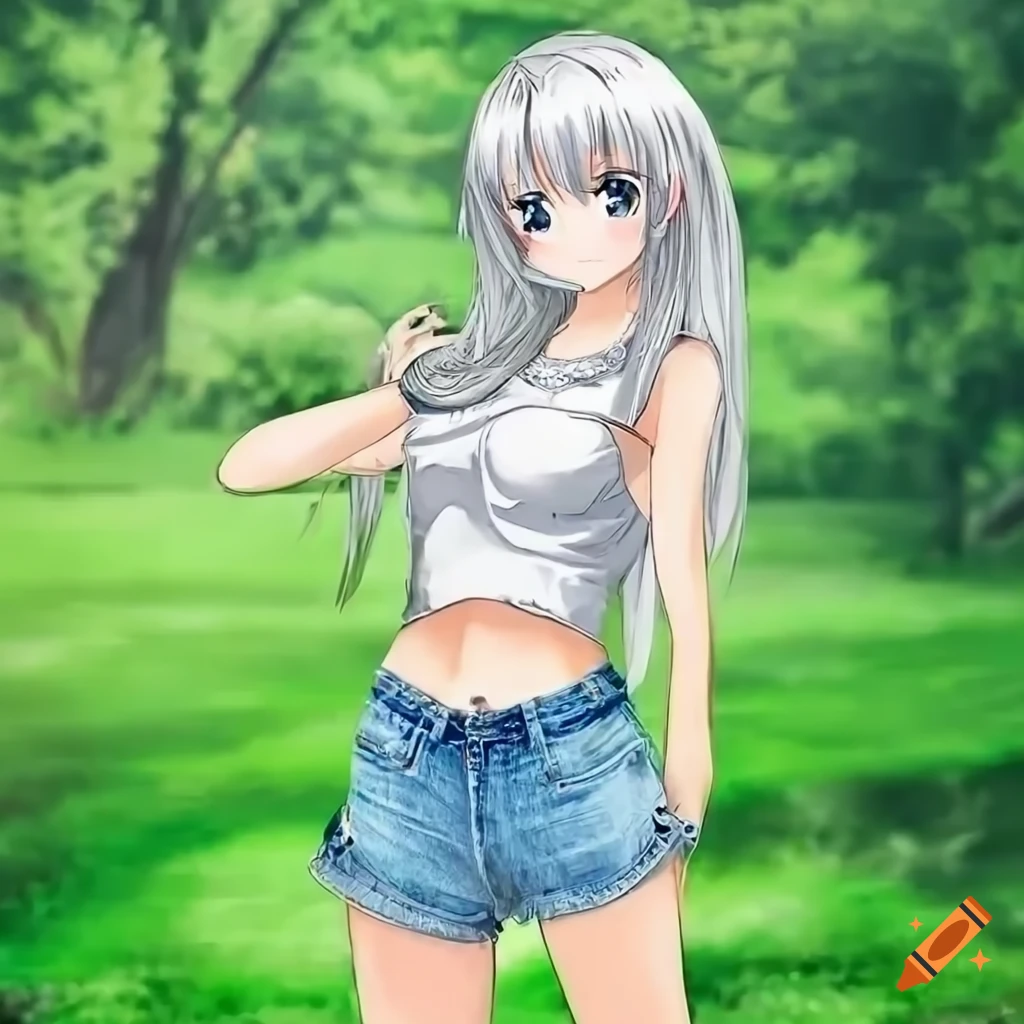 Anime Girl In Shorts