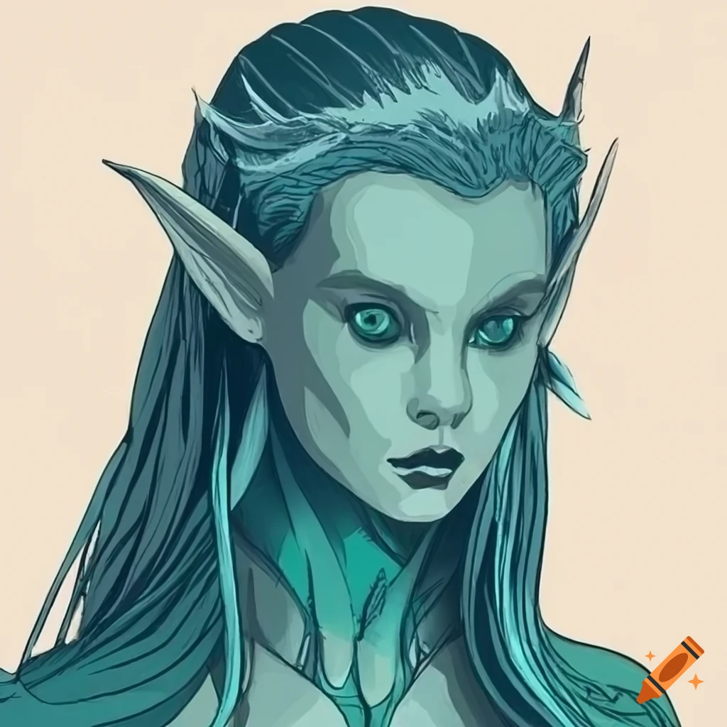 a-female-sea-elf-from-the-elder-scrolls-on-craiyon