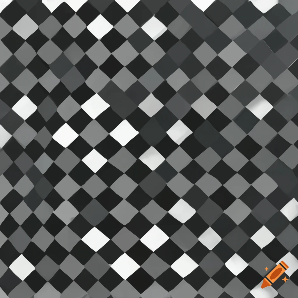 Black and white checkers texture