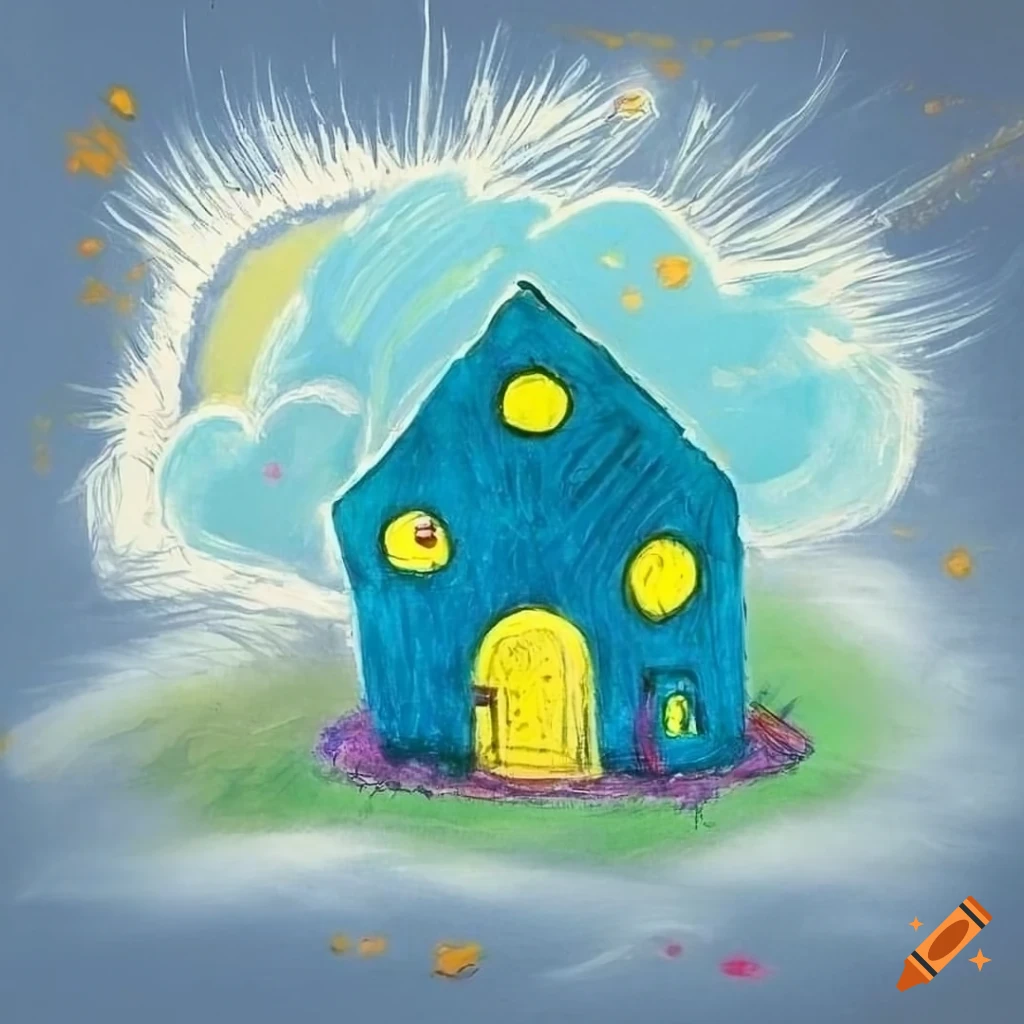 tree house drawing for kids