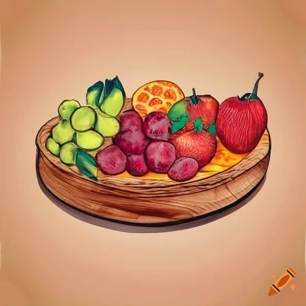 Fruits in the Basket Isolated Coloring Page 11415705 Vector Art at Vecteezy