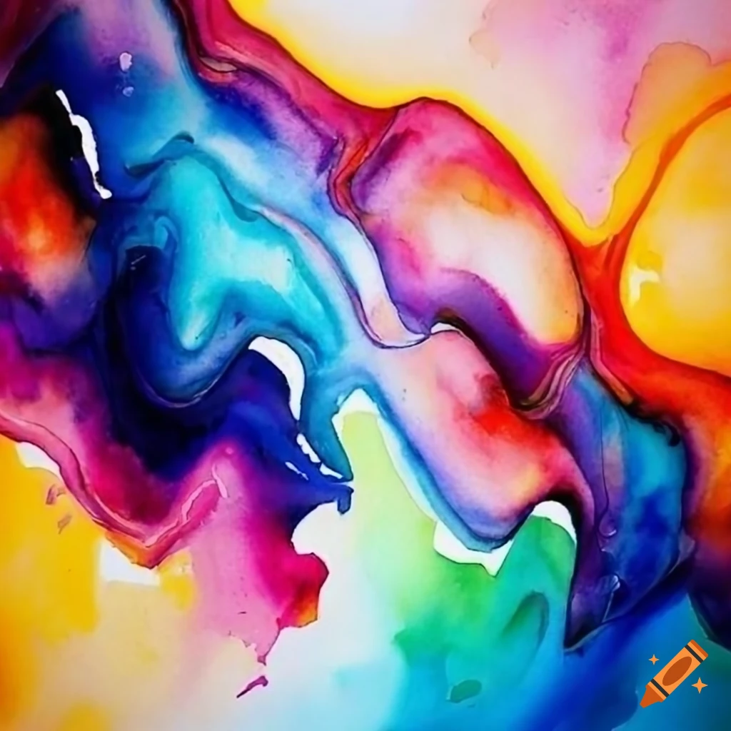 Abstract art, watercolor painting, high quality, extraordinaire on Craiyon
