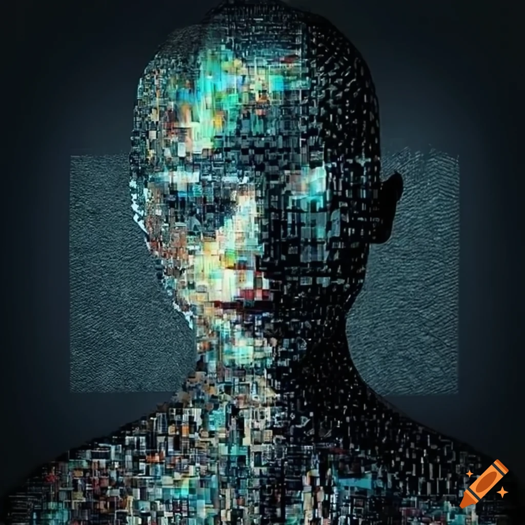 Digitally manipulated barcode texture creates a unique abstract ...