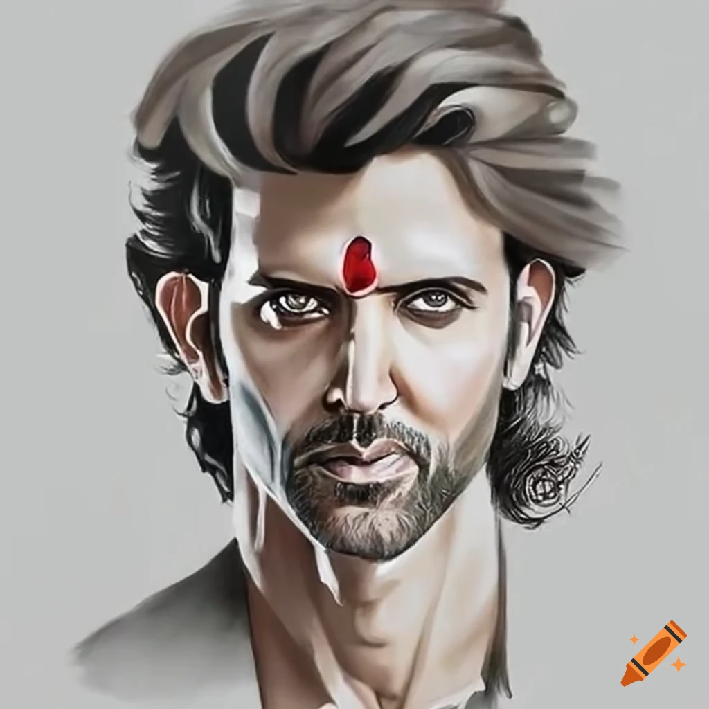 MS Portraits - My new drawing of Hrithik Roshan Such a... | Facebook