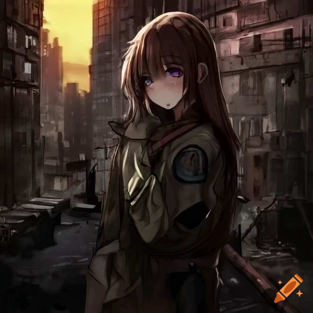 Steam Workshop::Alone in Apocalypse [Anime Girl, Night, Car]